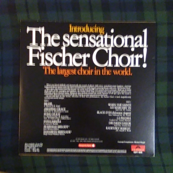 Introducing The Sensational Fischer Choir ! The Largest Choir In The World Lp - Picture 2 of 3